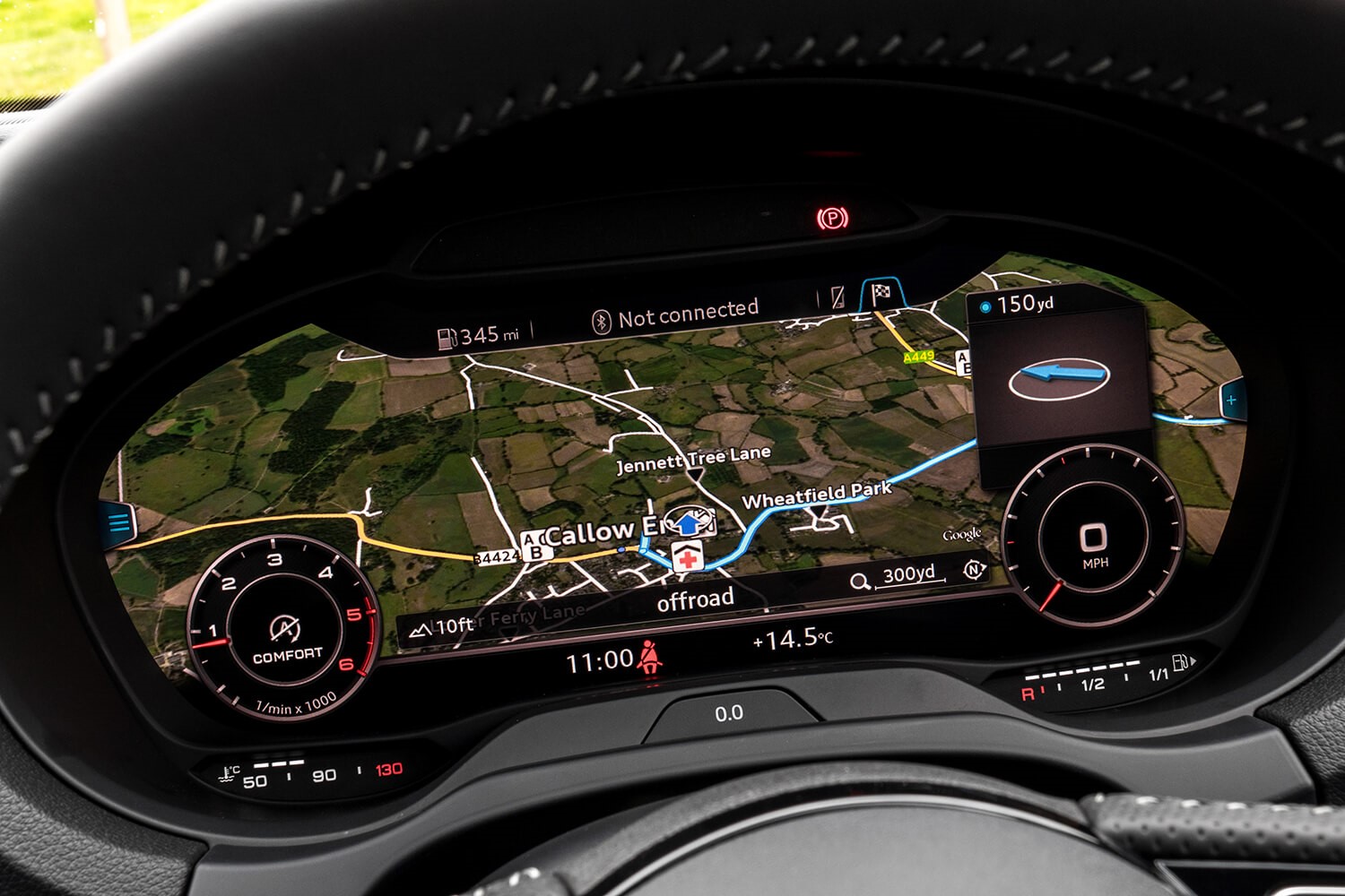 the Audi Virtual Cockpit, an example of the new graphics-rich digital instrument cluster. (Image credit: Audi)